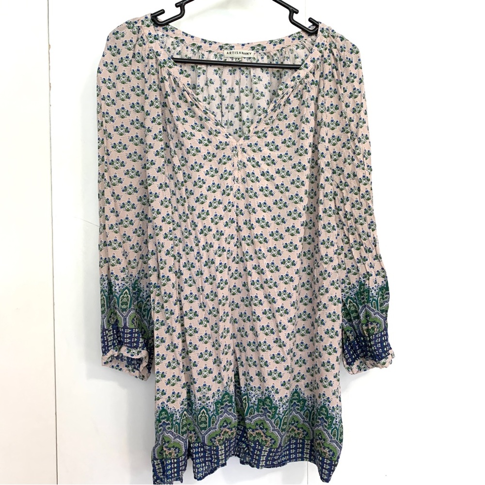 Artisan NY Patterned Tunic 2X